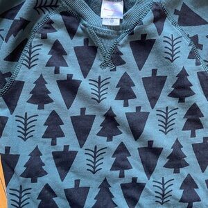 Hunter green kids Xmas sweater